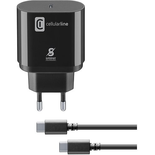 Cellular Line punjač samsung usb-c i kabel c-c 25W 2021 Slike