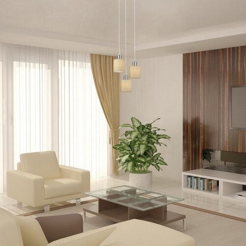Rabalux natina, visilica, E14 3X MAX25W, braon/hrom Slike