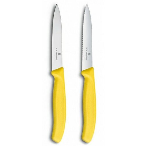 Victorinox kuhinjski nož set reckavi+ravni žuti oa 67796.L8B Slike