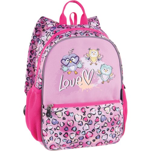 Pulse Ranac za vrtić za devojčice JUNIOR OWL LOVE roze Slike