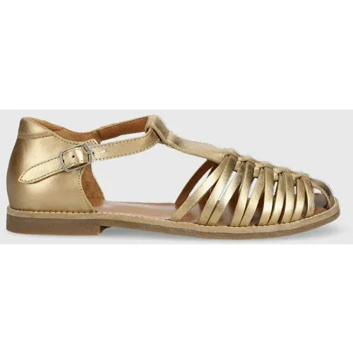 Pom d'Api Dječje kožne sandale boja: zlatna
