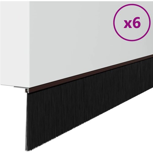 vidaXL Samolepljiva tesnila za vrata 6 pcs Rjava 100 cm, (5000113519) Cene