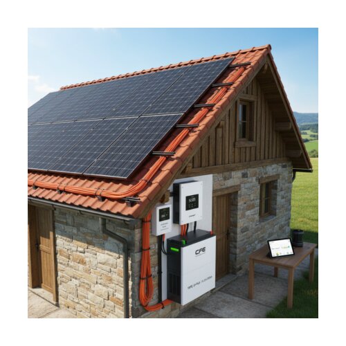  Solarna elektrana – Off-Grid Sustav Growatt 5kW – CFE 10kWh Litij Cene