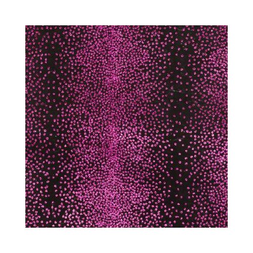 The Unique Paper Company Glitterati - Ukrasni papir 2m - Glitterati, Pink Lots Of Dots Pink On Black Cene
