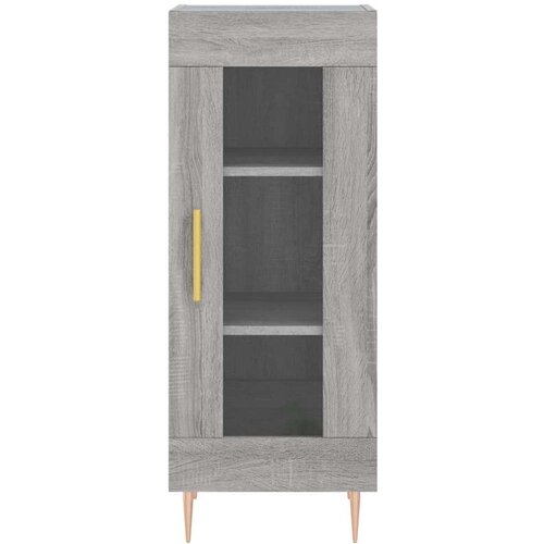 VidaXL Visoka komoda siva sonome 34 5x34x180 cm od konstruiranog drva Slike