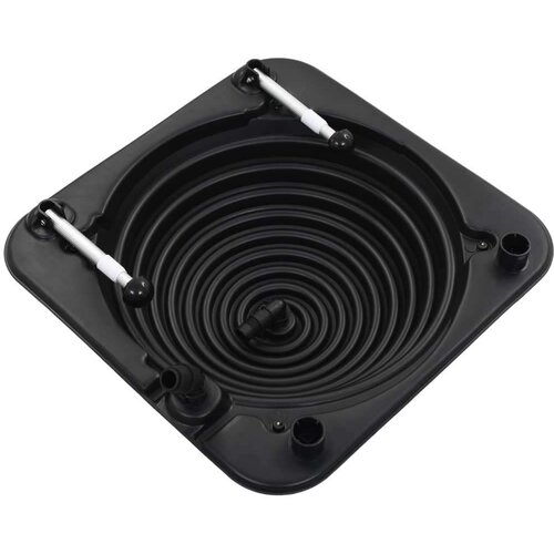 In solarni grijač za bazen 75 x 75 x 36 cm HDPE aluminijski Slike
