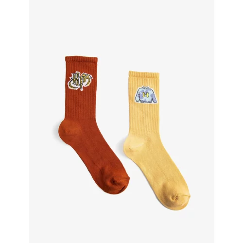Koton 2-Pack Harry Potter Printed Socks Licensed