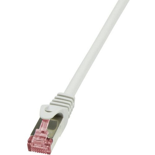 Logilink CQ2032S RJ45 omrežni kabel\, Patch kabel CAT 6 S/FTP 1.00 m siva ognjevaren\, z za&scaron;čitnim zapornim zatičem 1 kos, (20418443) Cene