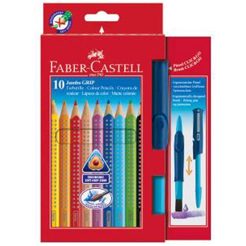 Faber-Castell barvice Grip Jumbo, 10 kosov Cene