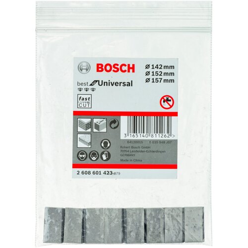 Bosch Segmenti Best for Universal dijamantske krune za suvo bu&amp;scaron;enje G1-1/4 UNC 2608601423 Slike