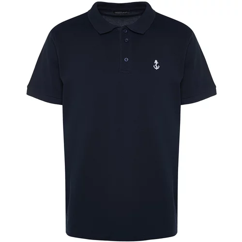 Trendyol Polo T-shirt - Navy blue - Regular fit