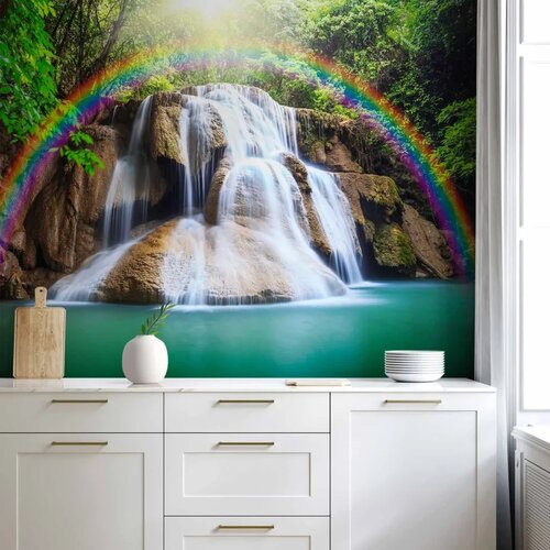  Foto tapeta - Waterfall of Fulfilled Wishes 500x350 Vodootporna Cijene
