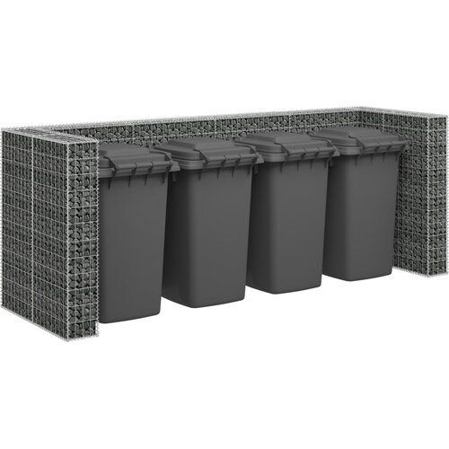 vidaXL gabionski zid za kante od pocinčanog čelika 320 x 100 x 120 cm Cijene