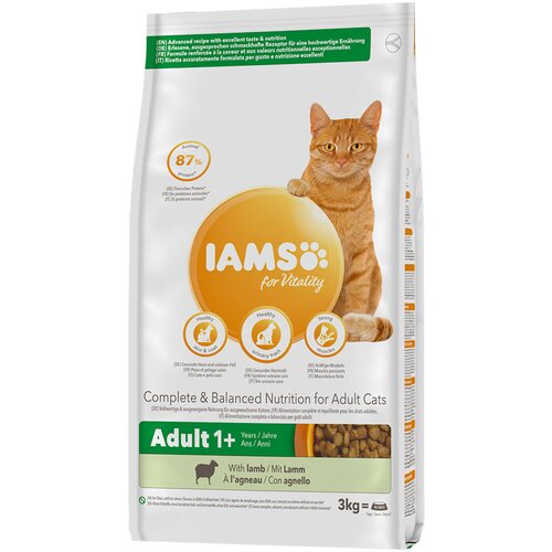 IAMS for Vitality Adult z jagnjetino - 3 kg Cene