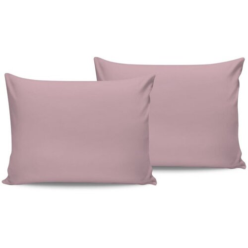  De Light Pink Light Pink Satin Pillowcase Set (2 Pieces) (EU) (IT) Cene