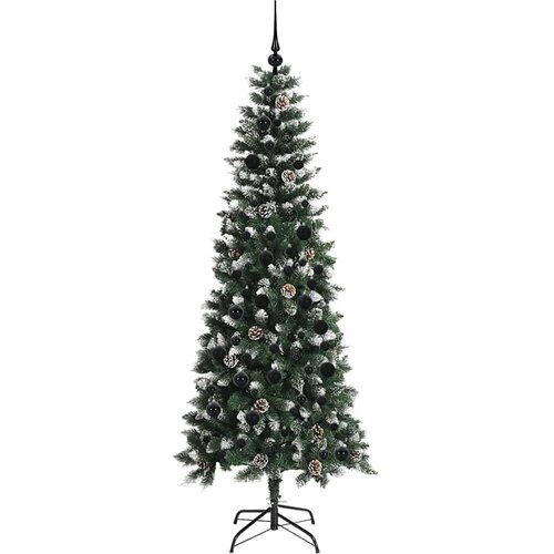 VidaXL Umjetno božićno drvce s stalakom Zelena 86 x 86 x 210 cm Slike
