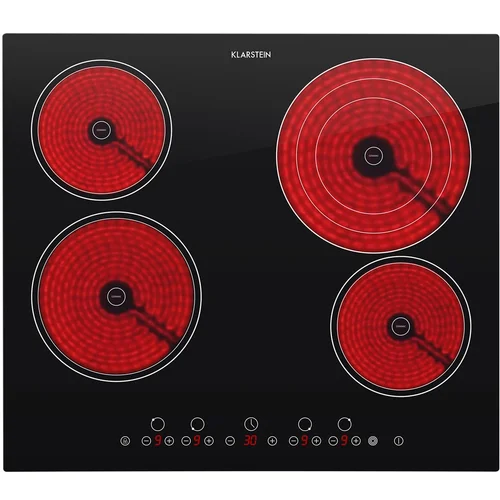 Klarstein VIRTUOSA, 6500 W, 59 X 52 CM, KERAMICNA PLOŠCA ZA KUHANJE, VGRADNA, 4 CONE, STEKLOKERAMIKA, (20498628) Klarstein VIRTUOSA, 6500 W, 59 X 52 CM, KERAMICNA PLOŠCA ZA KUHANJE, VGRADNA, 4 CONE, STEKLOKERAMIKA, (20498628)