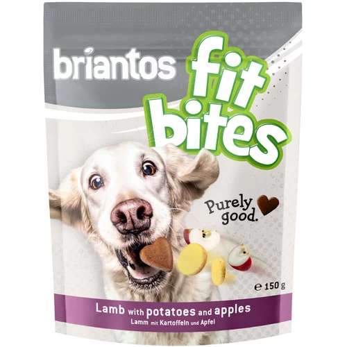 briantos "FitBites" - jagnjetina s krompirjem in jabolko - Varčno pakiranje: 3 x 150 g vrečka