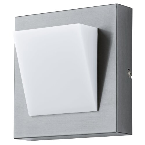 Eglo Calgary 1 vanjska zidna/1, led, 1x3,7w, inox/plastika bijela Slike