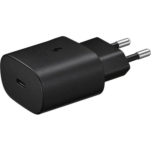Samsung stenski polnilec z enim USB-C vhodom 25W črne barve EP-TA800EBE (OEM pakiranje) Slike