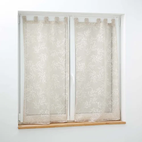 Douceur d intérieur Svjetlo smeđe prozirne zavjese u setu 2 kom 60x120 cm Karla –