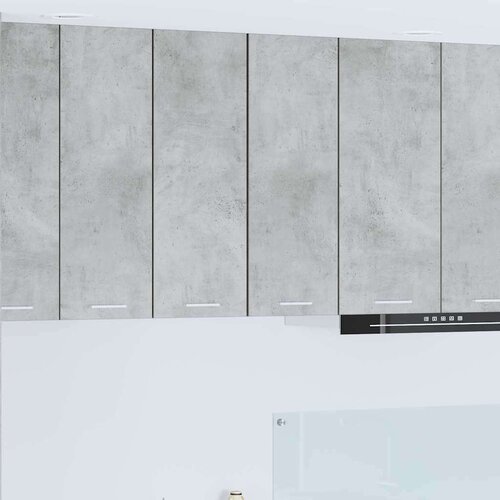 Viseći ormarić Zidne Riga Beton siva i bijela 30 x 31 x 80 cm Slike