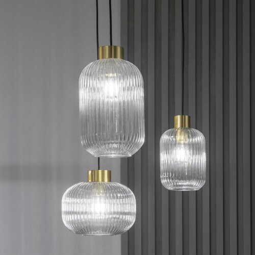 Ideal Lux luster na sajli mint 1xE27/60W/230V, prečnik 24 cm, proziran Slike