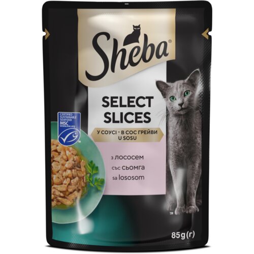Sheba s lososom u umaku 85 g Slike