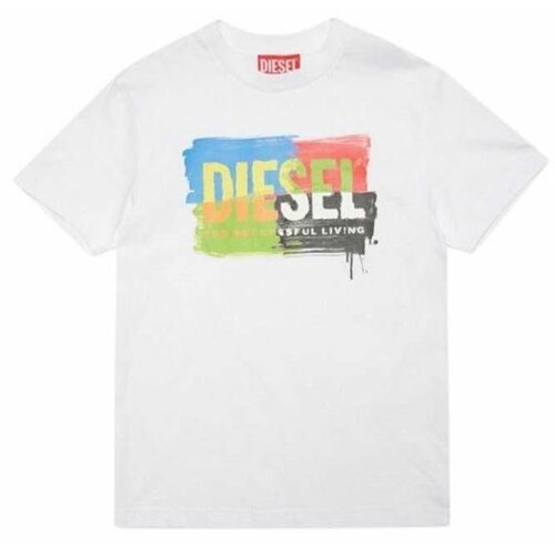 Diesel bela majica za dečake  DSJ01776 00YI9 K100 Cene