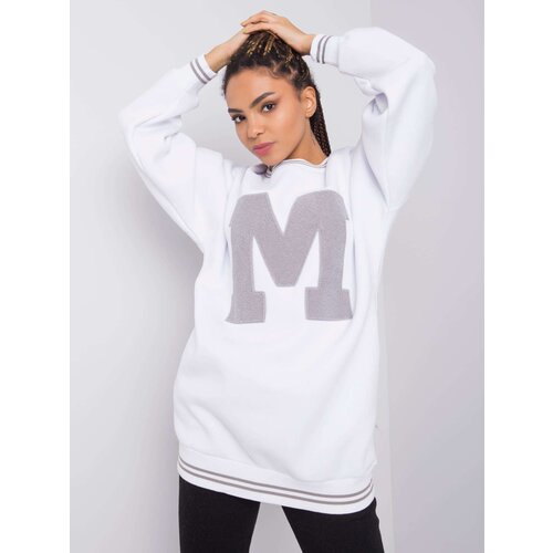RUE PARIS Sweatshirt-DS-BL-1123.18-white Cene