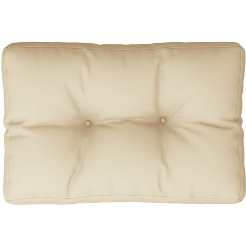VidaXL Blazina za kavč iz palet bež 60x40x12 cm, (21413568) Slike