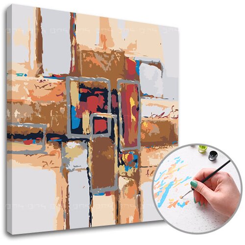  Slikanje po brojevima KUBIZMUS - male težine | low difficulty Cijene