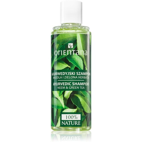 Orientana Ayurvedic Shampoo Neem &amp;amp; Green Tea naravni &amp;scaron;ampon za lase 210 ml Slike