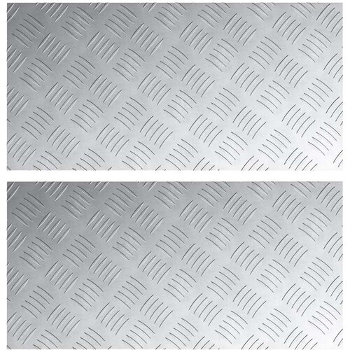 vidaXL Srebrna Metal 60 x 30 x 0.3 cm Protuklizne Stepenice Pravokutne Cene