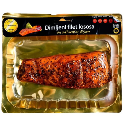Nepoznato FINISSIMA dimljeni filet lososa sa začinskim biljem 200g Cene