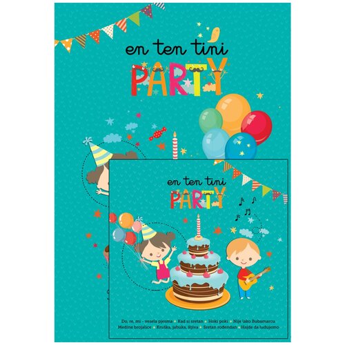 Menart knjiga + CD En Ten Tini Party Cene