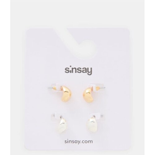 Sinsay Nau&amp;scaron;nice u obliku suze 2 pack Slike