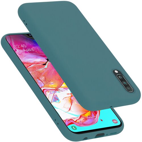 Cadorabo Ohi&amp;scaron;je, združljiv s Samsungom v tekoči zeleni barvi - za&amp;scaron;čitni pokrov iz fleksibilnega silikona TPU, (20590723) Slike
