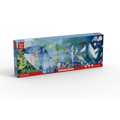 Hape sestavljanka ocen 1,5m, svetleča v temi, 200 delna Slike