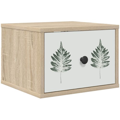  Wall-mounted noćni ormarić HANAU Hrast sonoma 36 x 33 x 25 cm Slike
