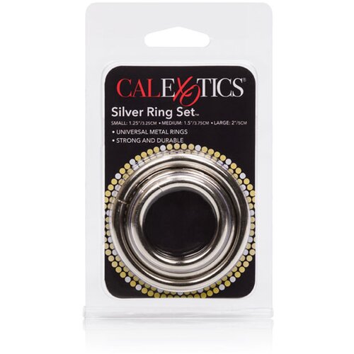 California Exotic Novelties set kovinski erekcijskih obročkov (R12701) Slike