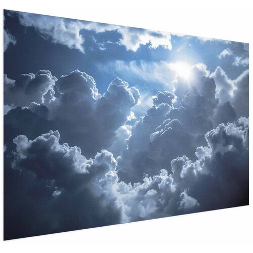  Plakat Lively Scene: The Sun Battling the Clouds 90x60 Cene