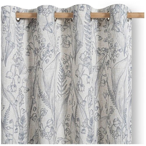 Restilo Svijetlo siva zavjesa 135x250 cm Selvetia – Cijene