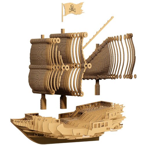 Cartonic 3D puzzle Gusarski Brod Slike