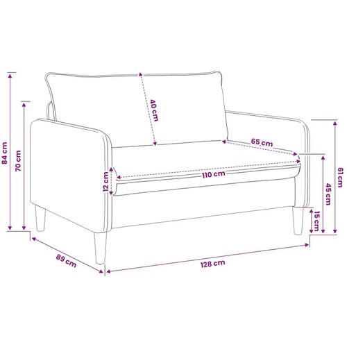  XXL fotelja Svjetlosiva Boucl&amp;eacute; - Svjetlosiva 110 cm Slike
