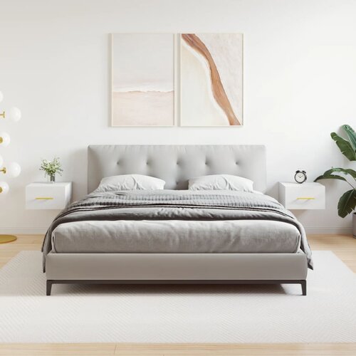 vidaXL Zidni noćni ormarići 2 kom bijeli 35 x 35 x 20 cm Cijene