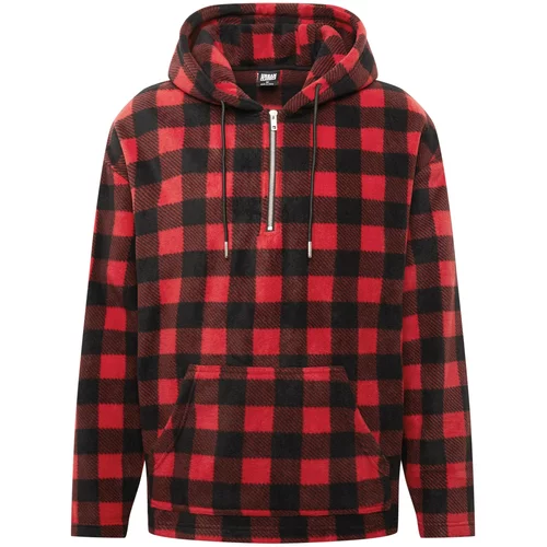 Urban Classics Sweater majica vatreno crvena / crna