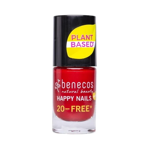 Benecos nail polish happy nails - cherry red
