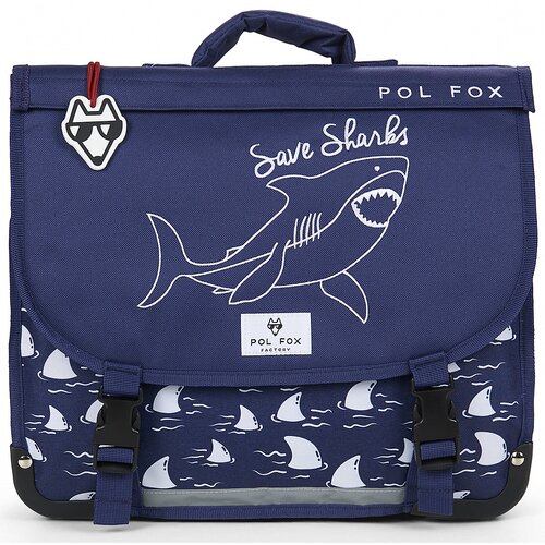 Pol Fox CARTABLE 38 CM SHARK Tamno plava Slike