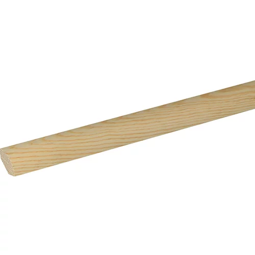 x drvena lajsna (2,4 m 2,2 cm 2,2 cm, neobrađeno, smreka-bor)